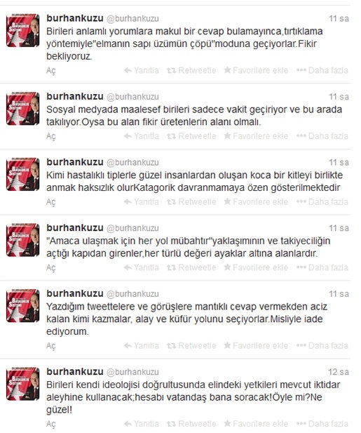 Burhan Kuzu çok kızdı: 'Aciz kazmalar'